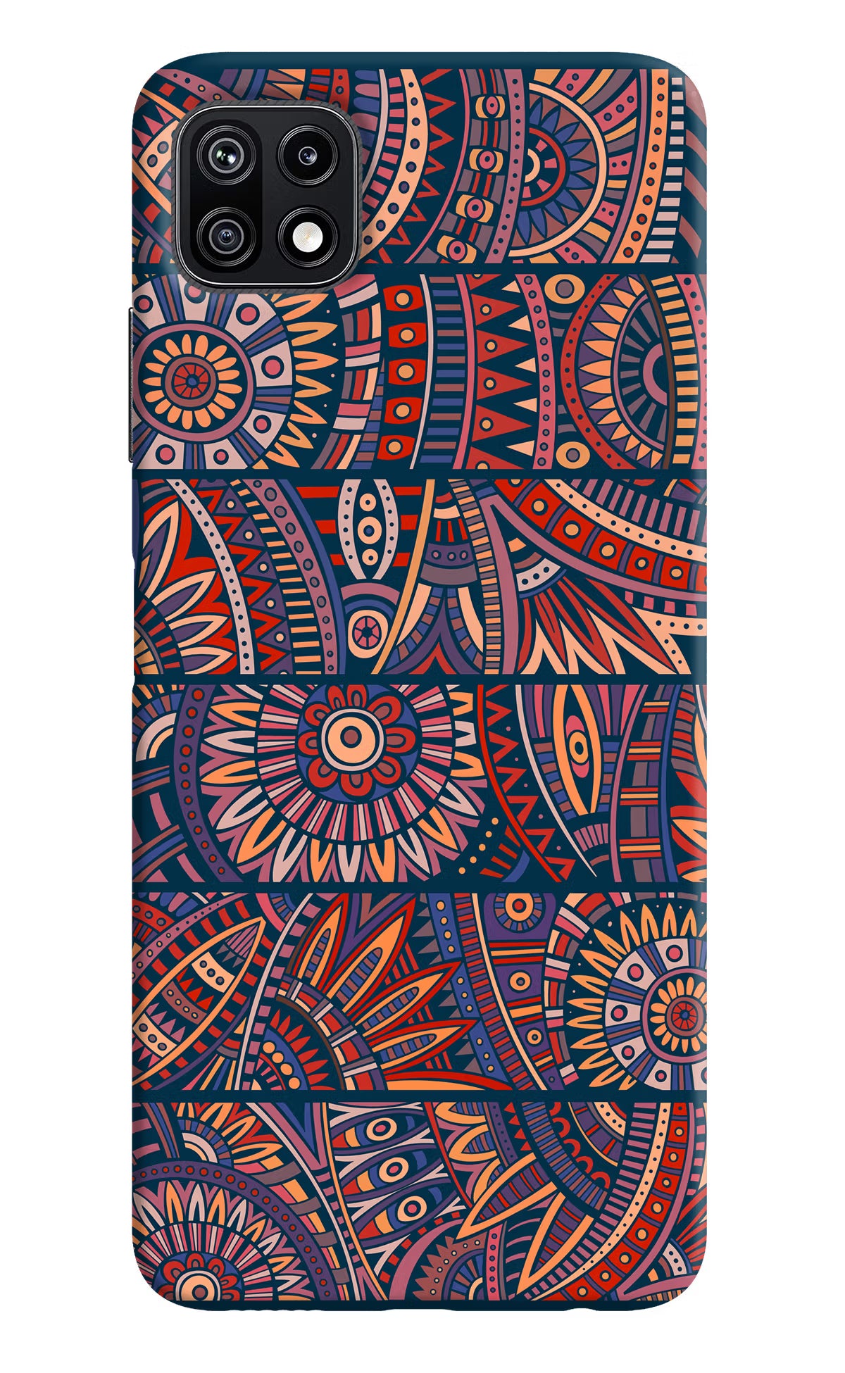 African Culture Design Samsung F42 5G Hard Case Back Cover by Casekaro