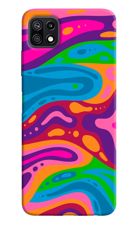 Trippy Pattern Samsung F42 5G Hard Case Back Cover by Casekaro