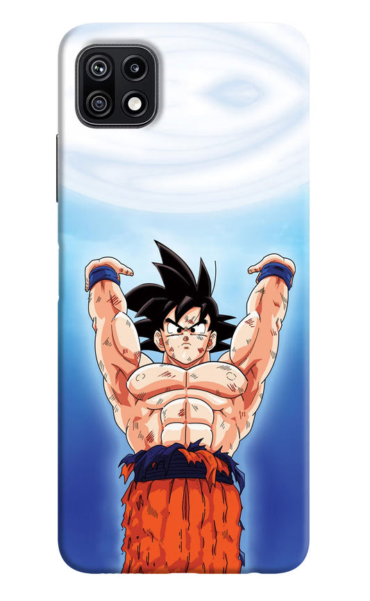 Goku Power Samsung F42 5G Hard Case Back Cover by Casekaro