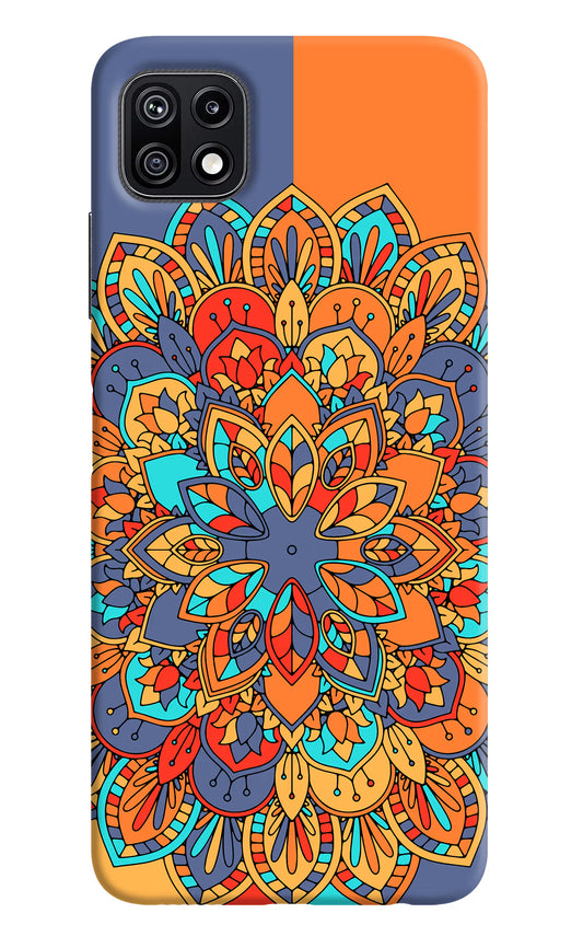 Color Mandala Samsung F42 5G Hard Case Back Cover by Casekaro
