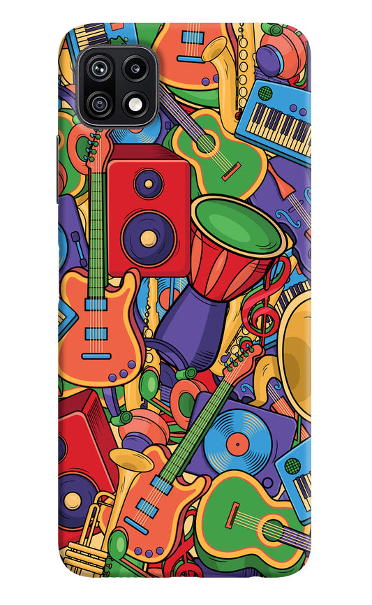 Music Instrument Doodle Samsung F42 5G Hard Case Back Cover by Casekaro