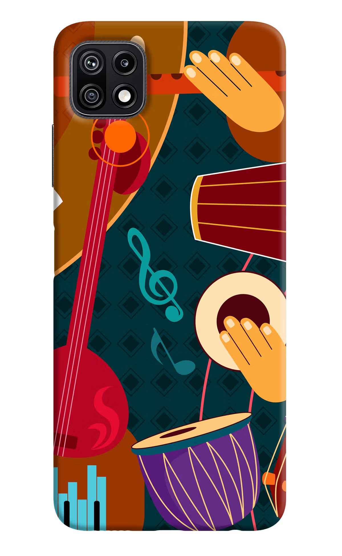 Music Instrument Samsung F42 5G Hard Case Back Cover by Casekaro