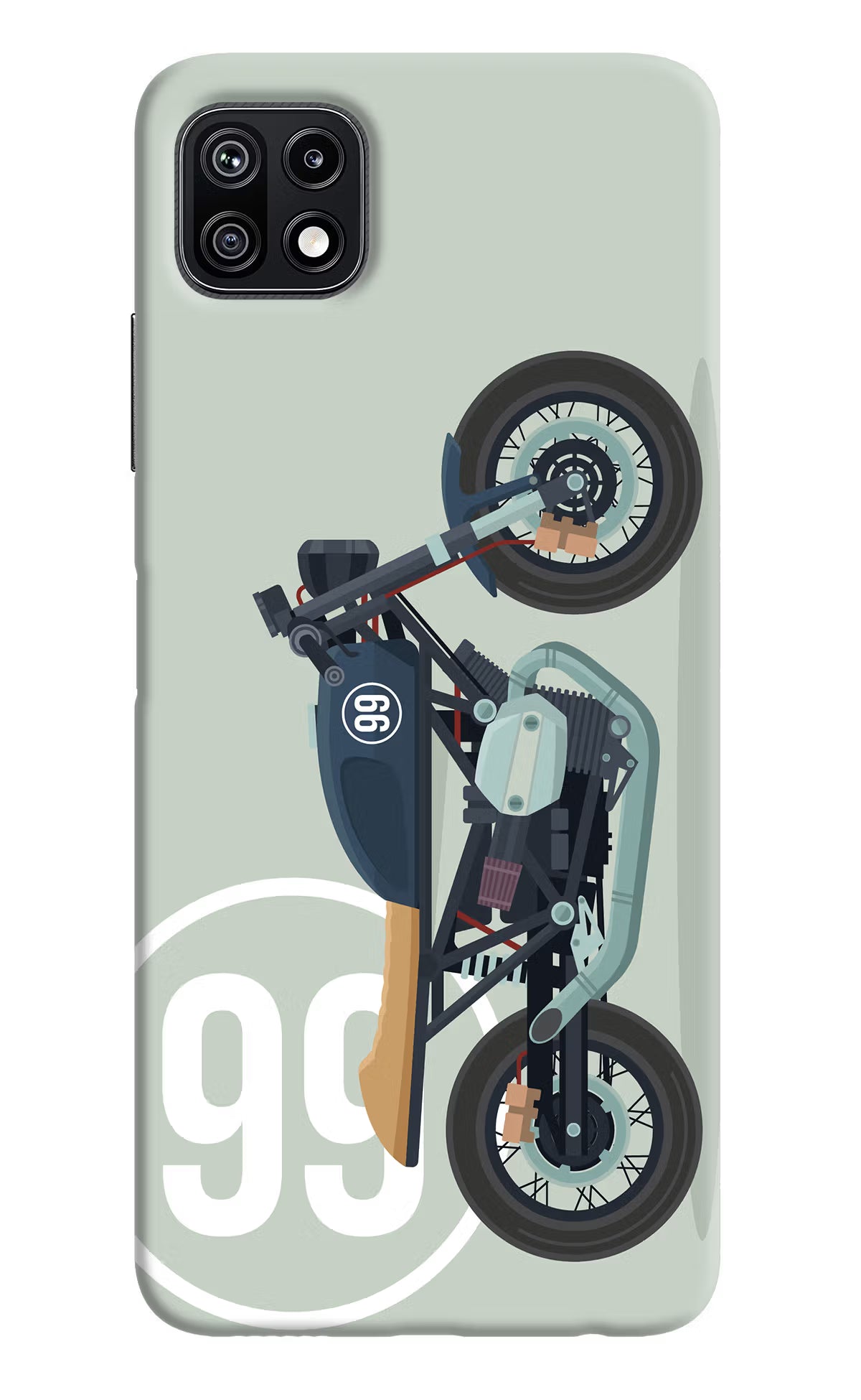 Classic Cafe Racer 99 Samsung F42 5G Hard Case Back Cover by Casekaro