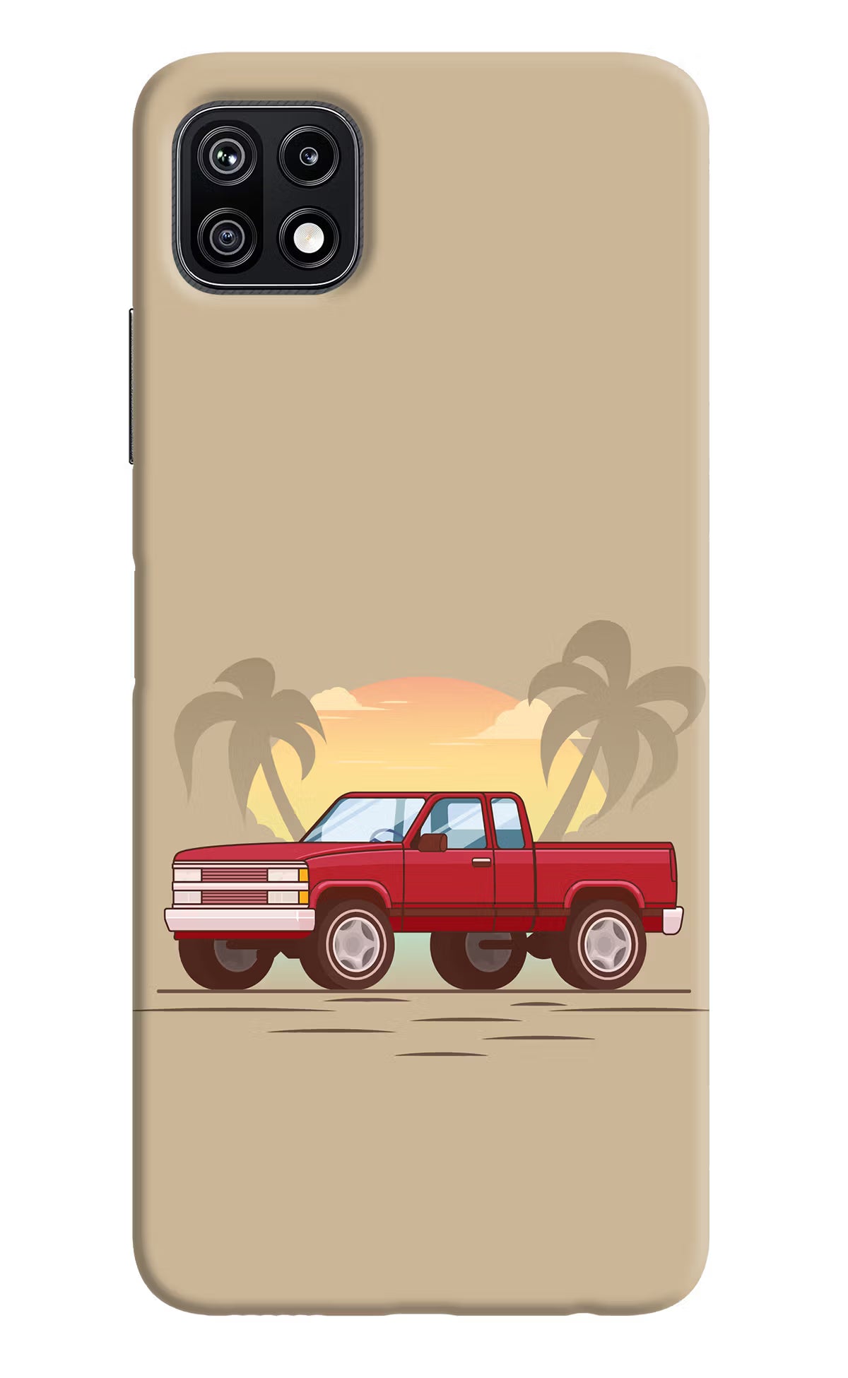 Desert Classic Drive Samsung F42 5G Hard Case Back Cover by Casekaro