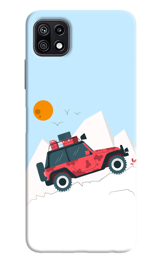 Mountain Trail Beast Samsung F42 5G Hard Case Back Cover by Casekaro
