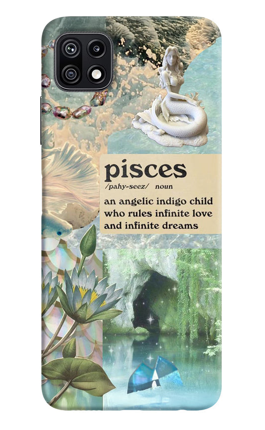 Pisces Zodiac Samsung F42 5G Hard Case Back Cover by Casekaro