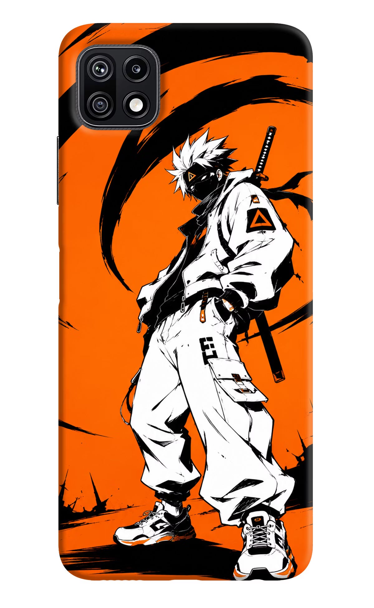Street Samurai  Samsung F42 5G Hard Case Back Cover by Casekaro
