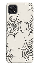 Spider Web Samsung F42 5G Hard Case Back Cover by Casekaro
