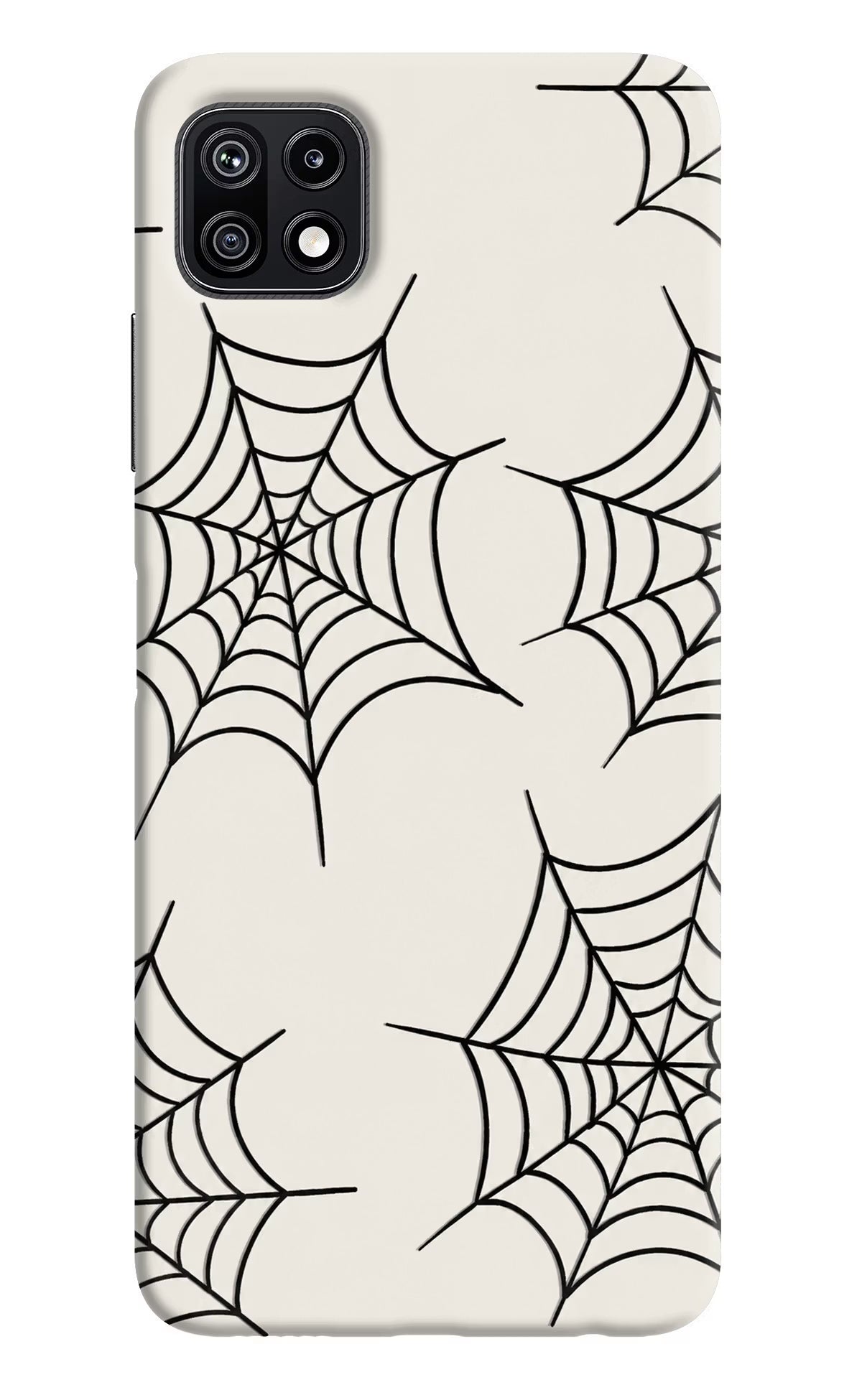 Spider Web Samsung F42 5G Hard Case Back Cover by Casekaro