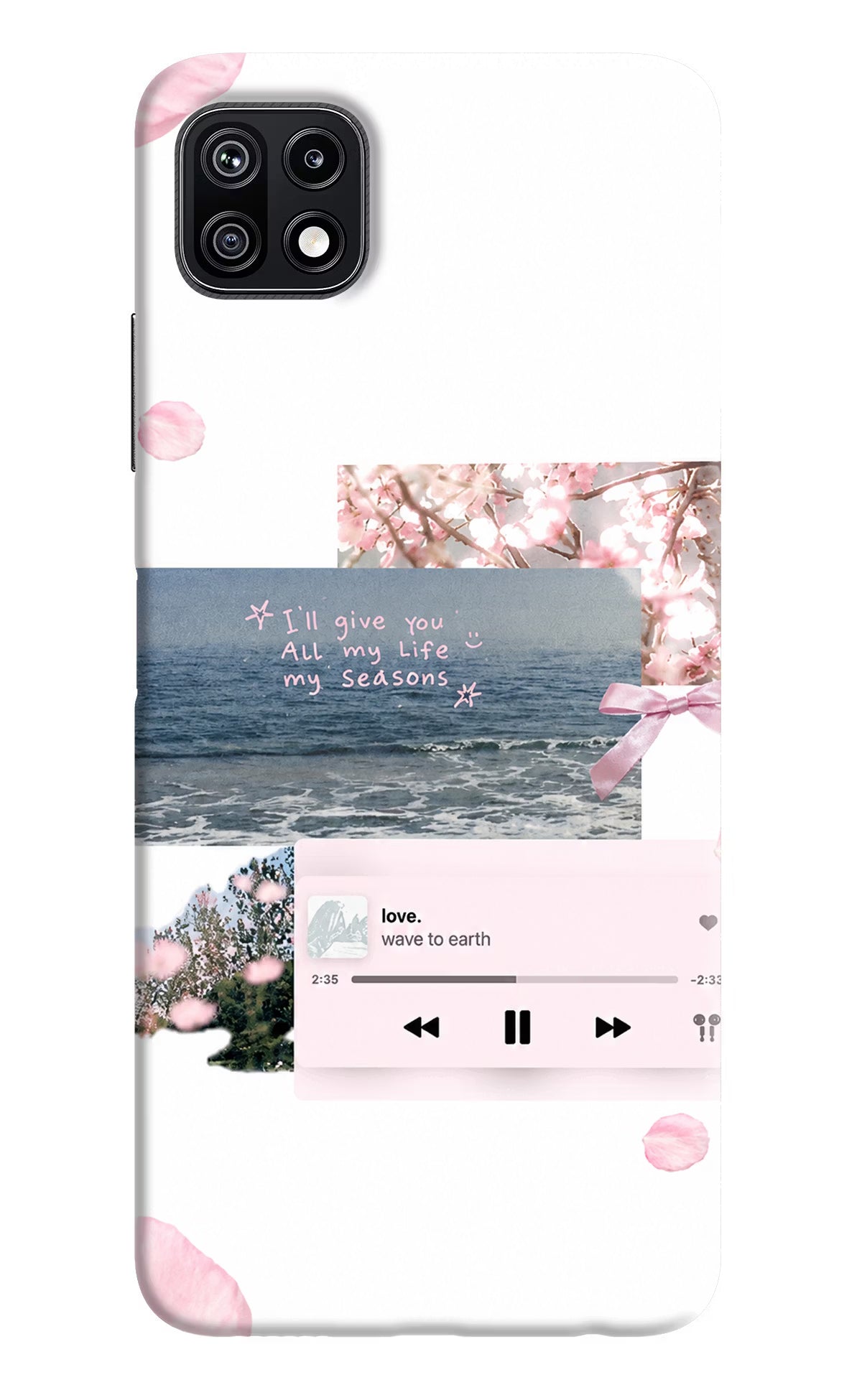 Wave to earth Samsung F42 5G Back Cover