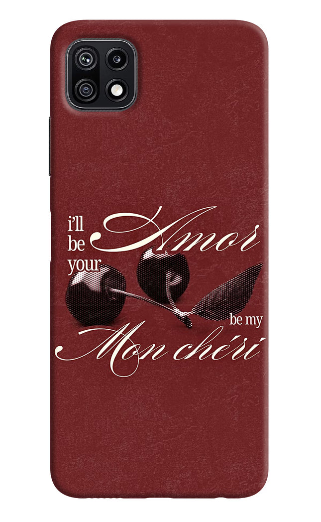 Velvet Cherry Samsung F42 5G Hard Case Back Cover by Casekaro