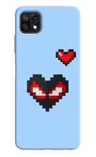 Peter Heart Samsung F42 5G Hard Case Back Cover by Casekaro