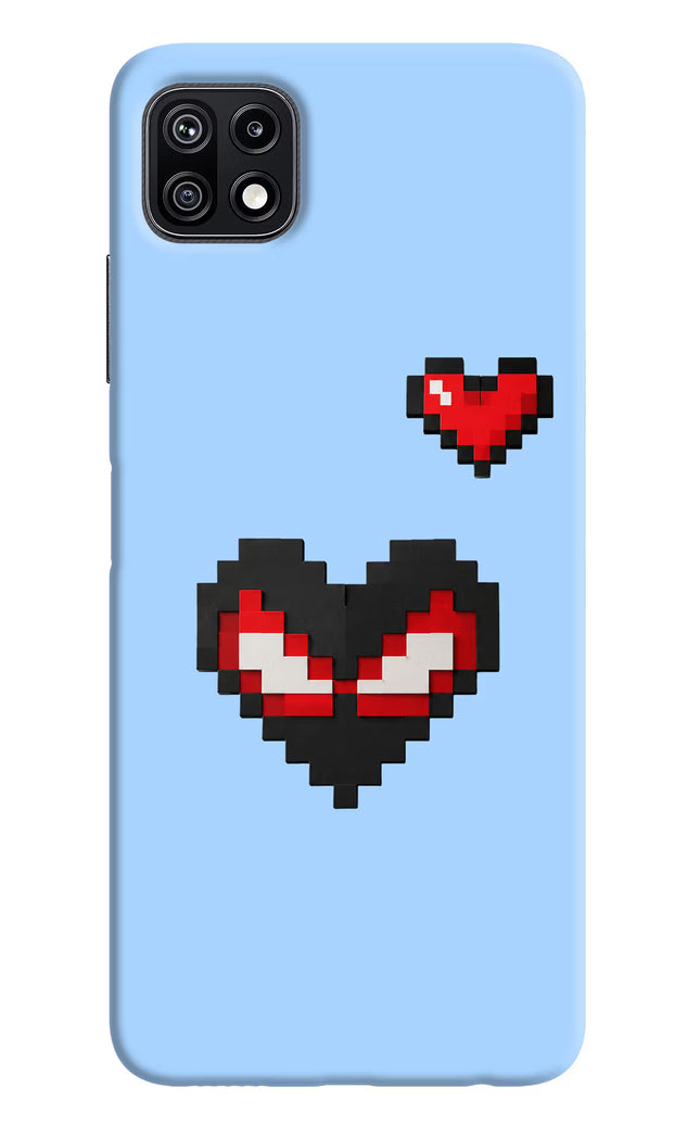 Peter Heart Samsung F42 5G Hard Case Back Cover by Casekaro