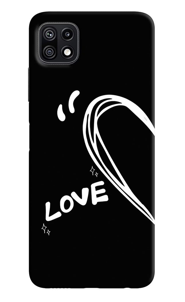 Love Line Samsung F42 5G Hard Case Back Cover by Casekaro