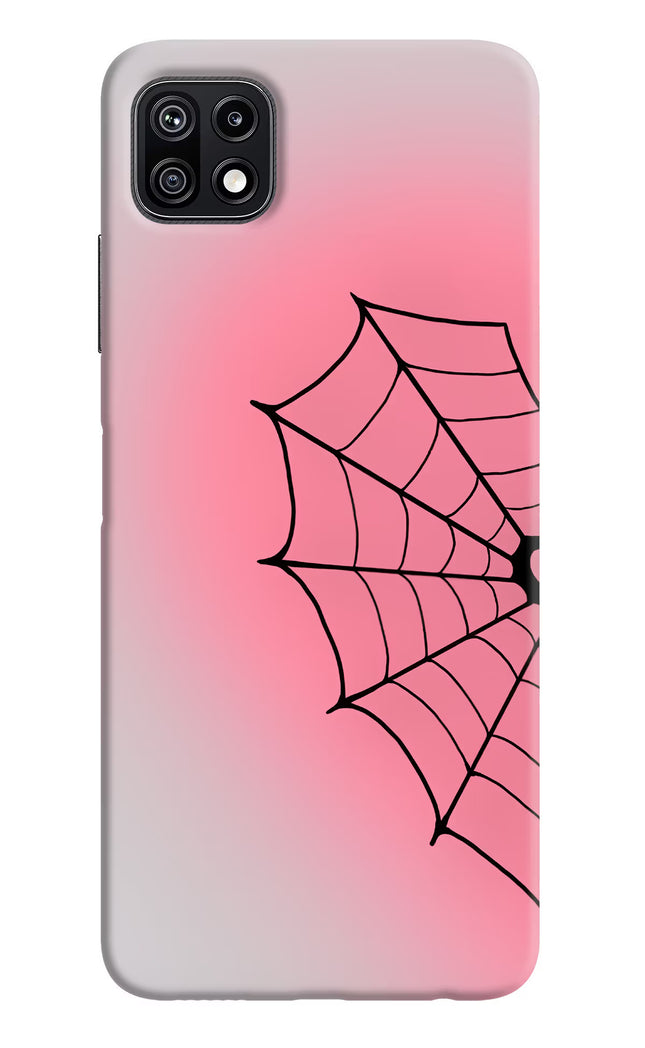 Pink Web Samsung F42 5G Hard Case Back Cover by Casekaro