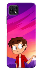 Marco Sunset Samsung F42 5G Hard Case Back Cover by Casekaro