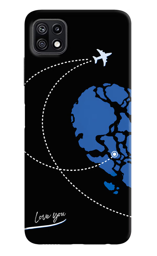 Love Orbit Samsung F42 5G Hard Case Back Cover by Casekaro