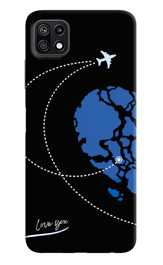 Love Orbit Samsung F42 5G Hard Case Back Cover by Casekaro