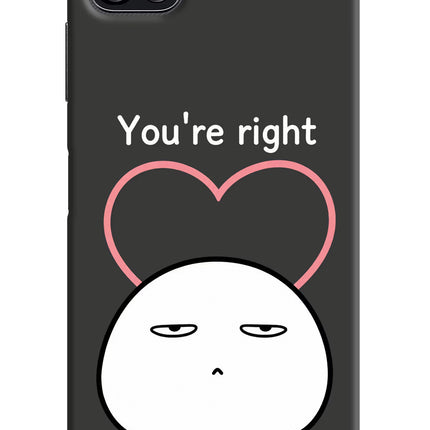 You're Right Samsung F42 5G Hard Case Back Cover by Casekaro
