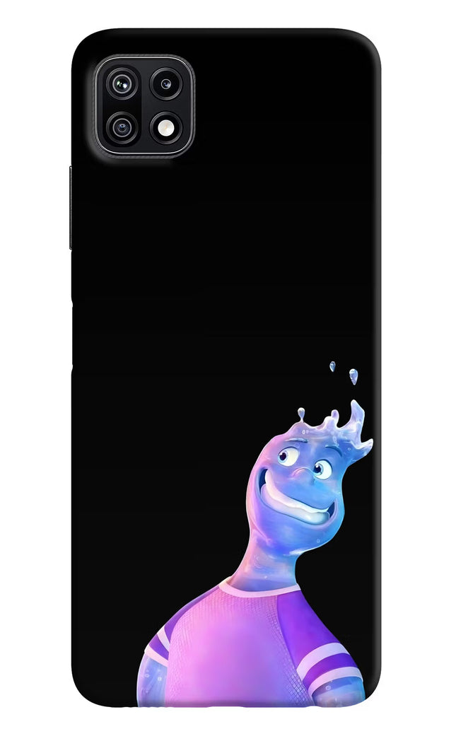 Wade Wave Samsung F42 5G Hard Case Back Cover by Casekaro