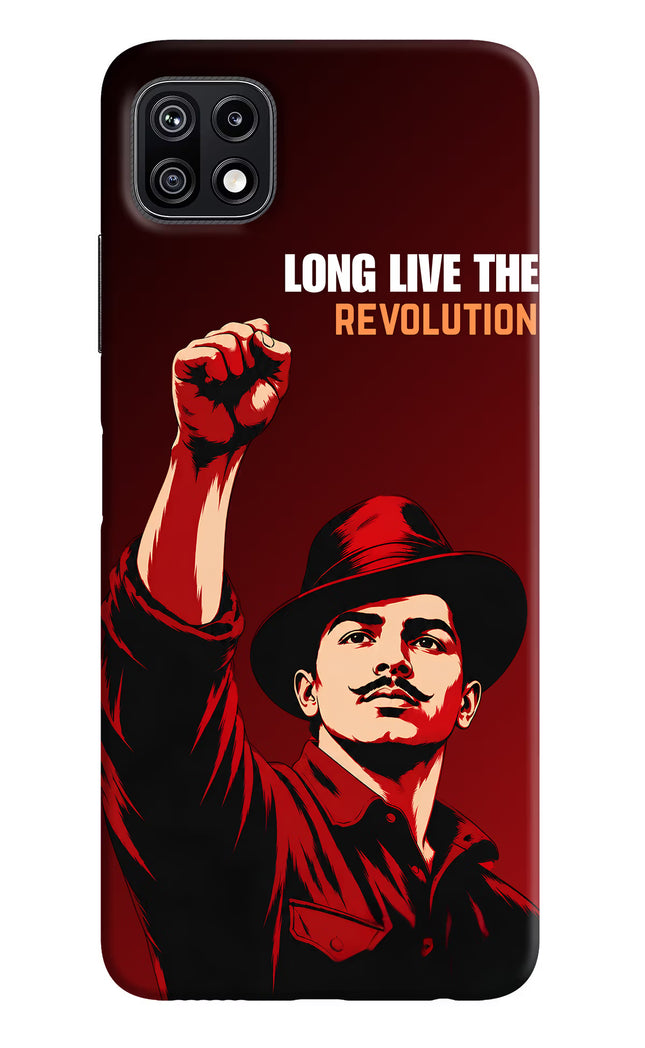 Bhagat Singh Revolution Samsung F42 5G Hard Case Back Cover by Casekaro