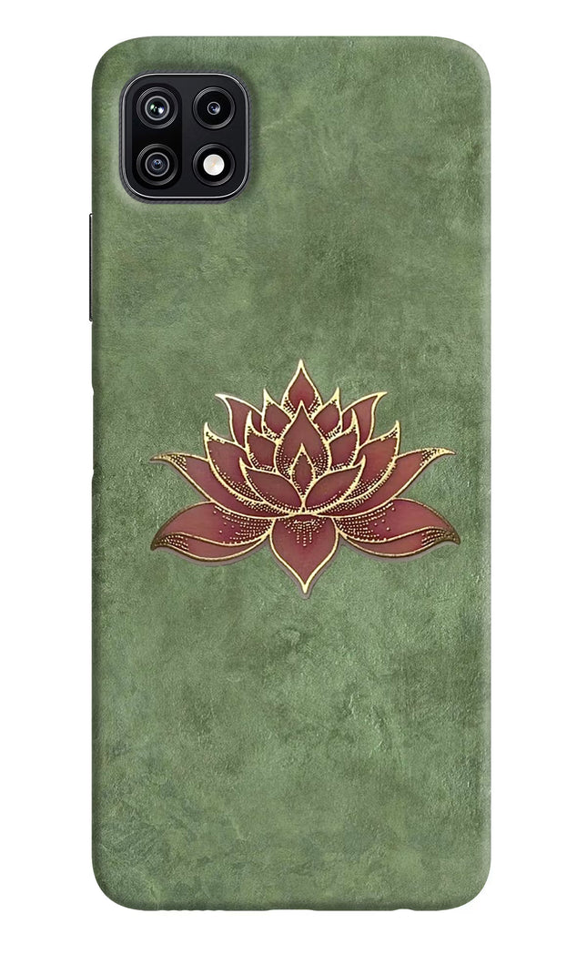 Lotus Grace Samsung F42 5G Hard Case Back Cover by Casekaro