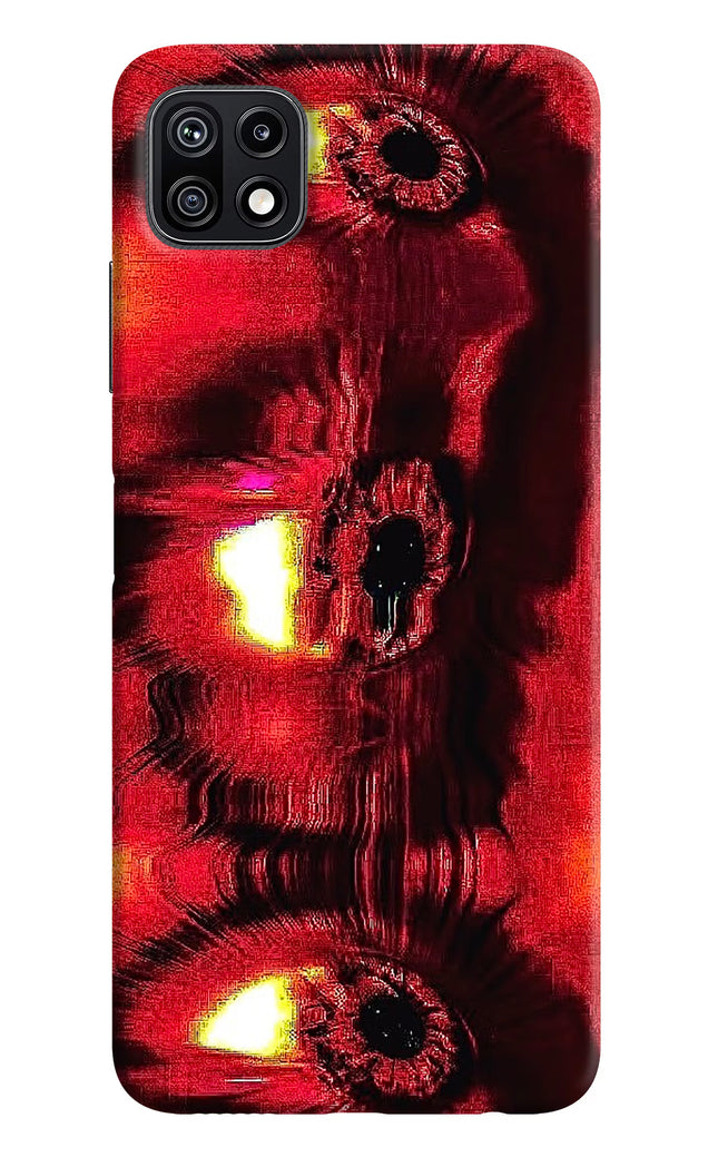Fire Eye Samsung F42 5G Hard Case Back Cover by Casekaro