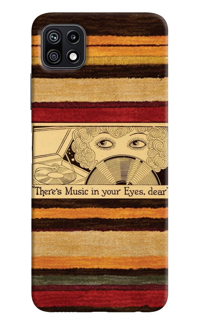 Vinyl Stripes Samsung F42 5G Hard Case Back Cover by Casekaro