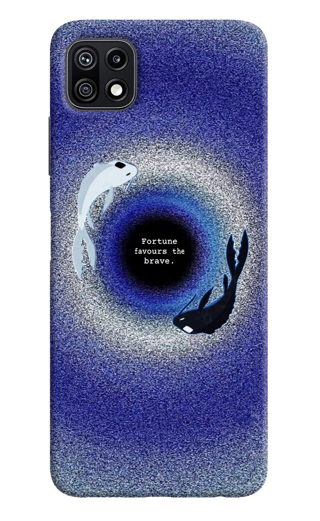 Dark Koi Samsung F42 5G Hard Case Back Cover by Casekaro