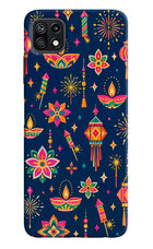 Festive Pop Samsung F42 5G Hard Case Back Cover by Casekaro