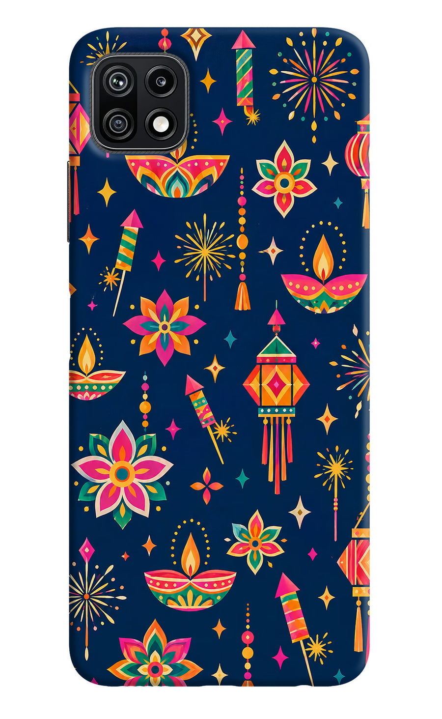 Festive Pop Samsung F42 5G Back Cover, Hard case