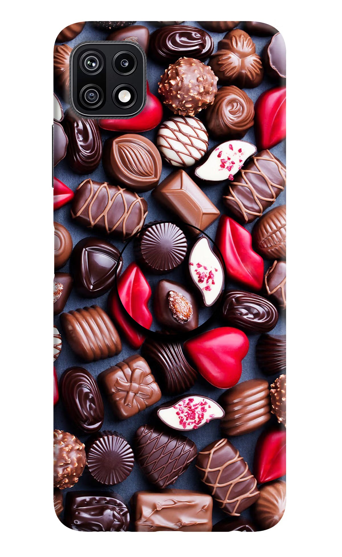 Chocolates Samsung F42 5G Pop Case by Casekaro