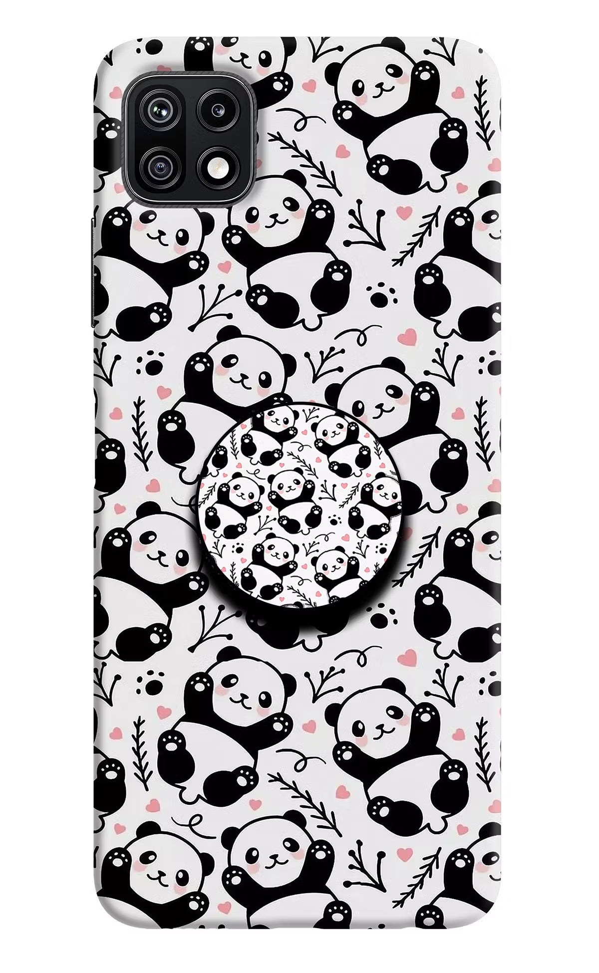 Cute Panda Samsung F42 5G Pop Case by Casekaro