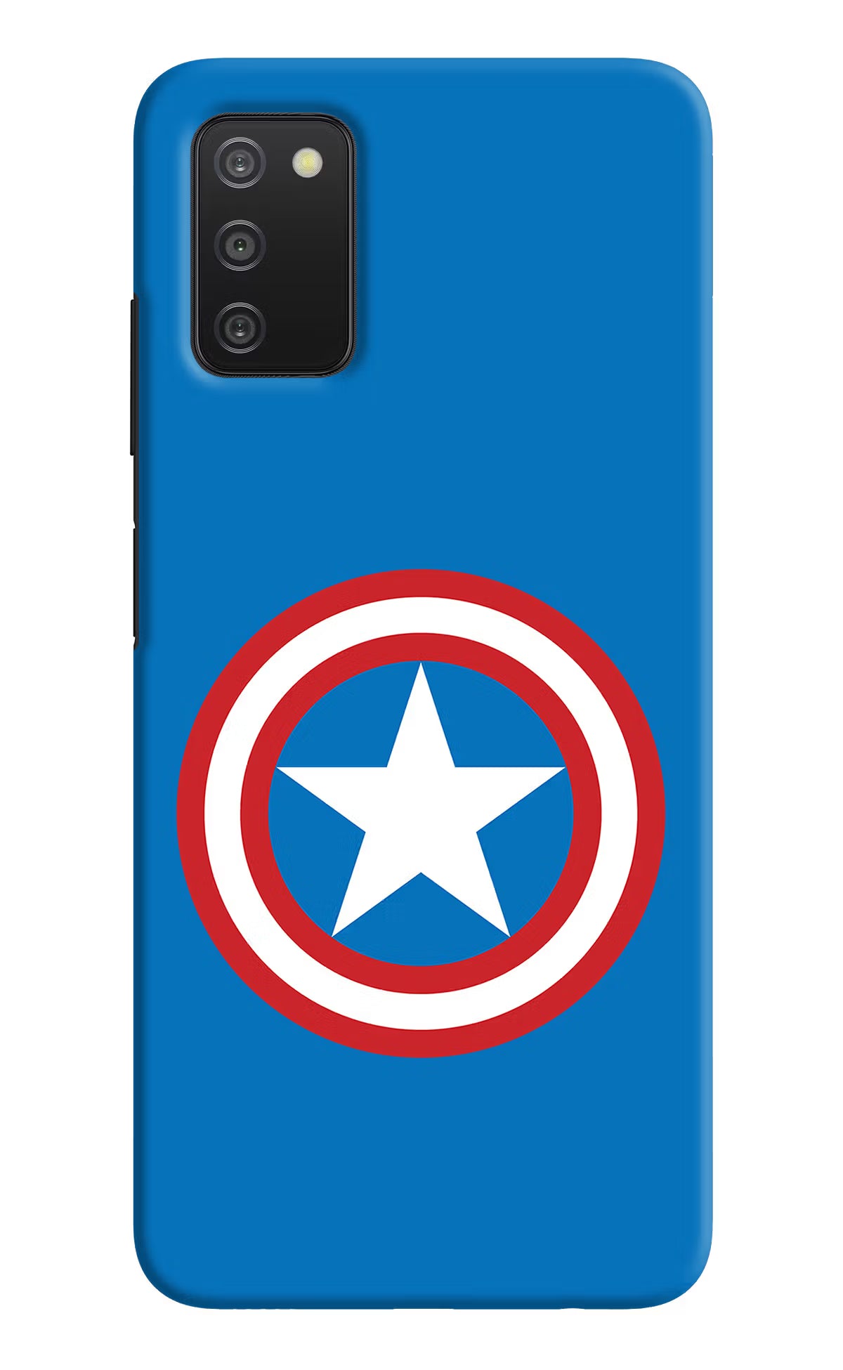 Captain America Logo Samsung A03s Hard Case Back Cover by Casekaro