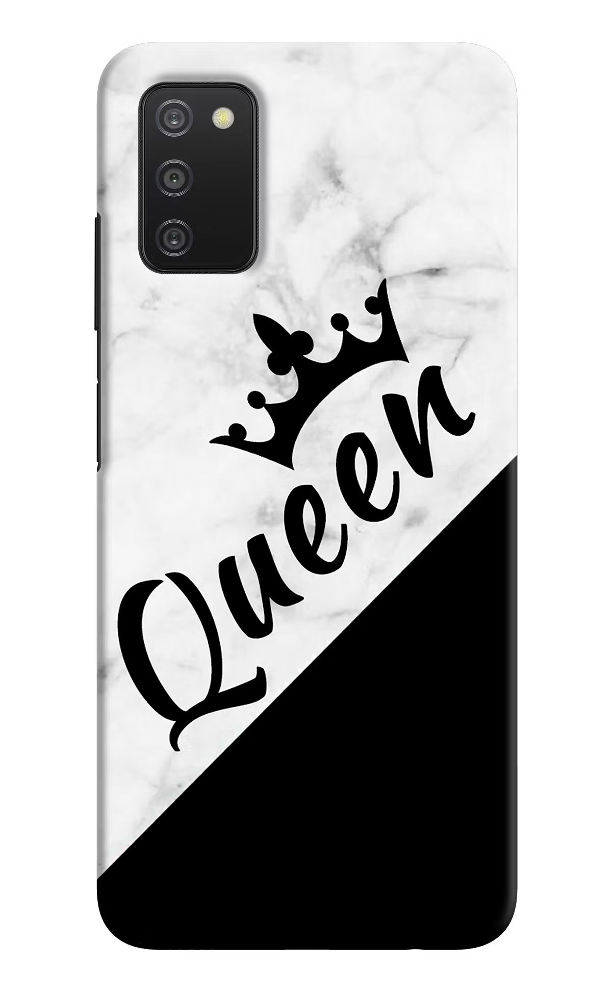 Queen Samsung A03s Hard Case Back Cover by Casekaro