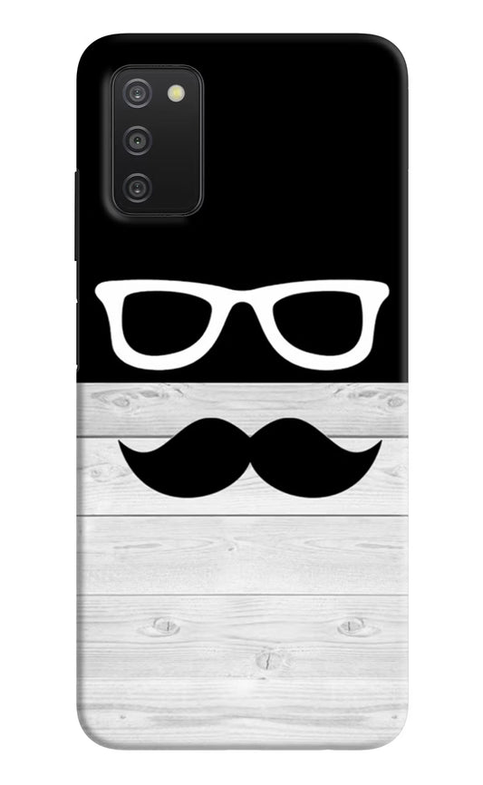 Mustache Samsung A03s Hard Case Back Cover by Casekaro