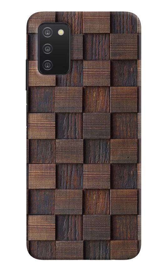 Wooden Cube Design Samsung A03s Hard Case Back Cover by Casekaro
