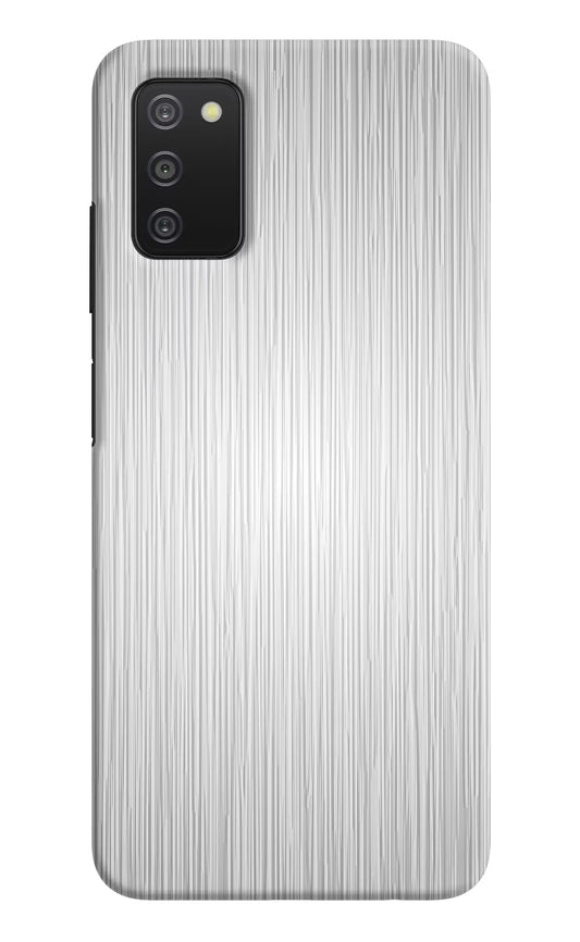 Wooden Grey Texture Samsung A03s Hard Case Back Cover by Casekaro