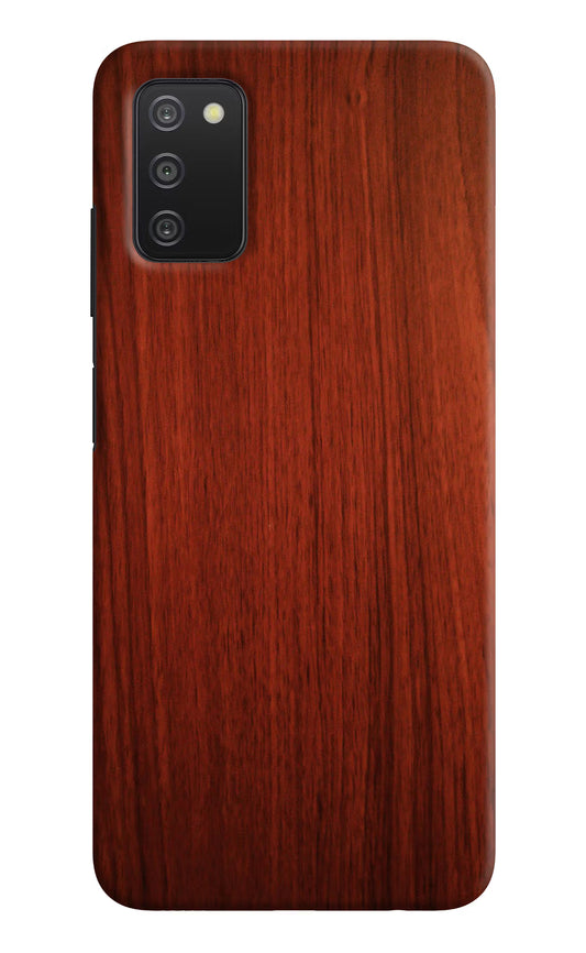 Wooden Plain Pattern Samsung A03s Hard Case Back Cover by Casekaro