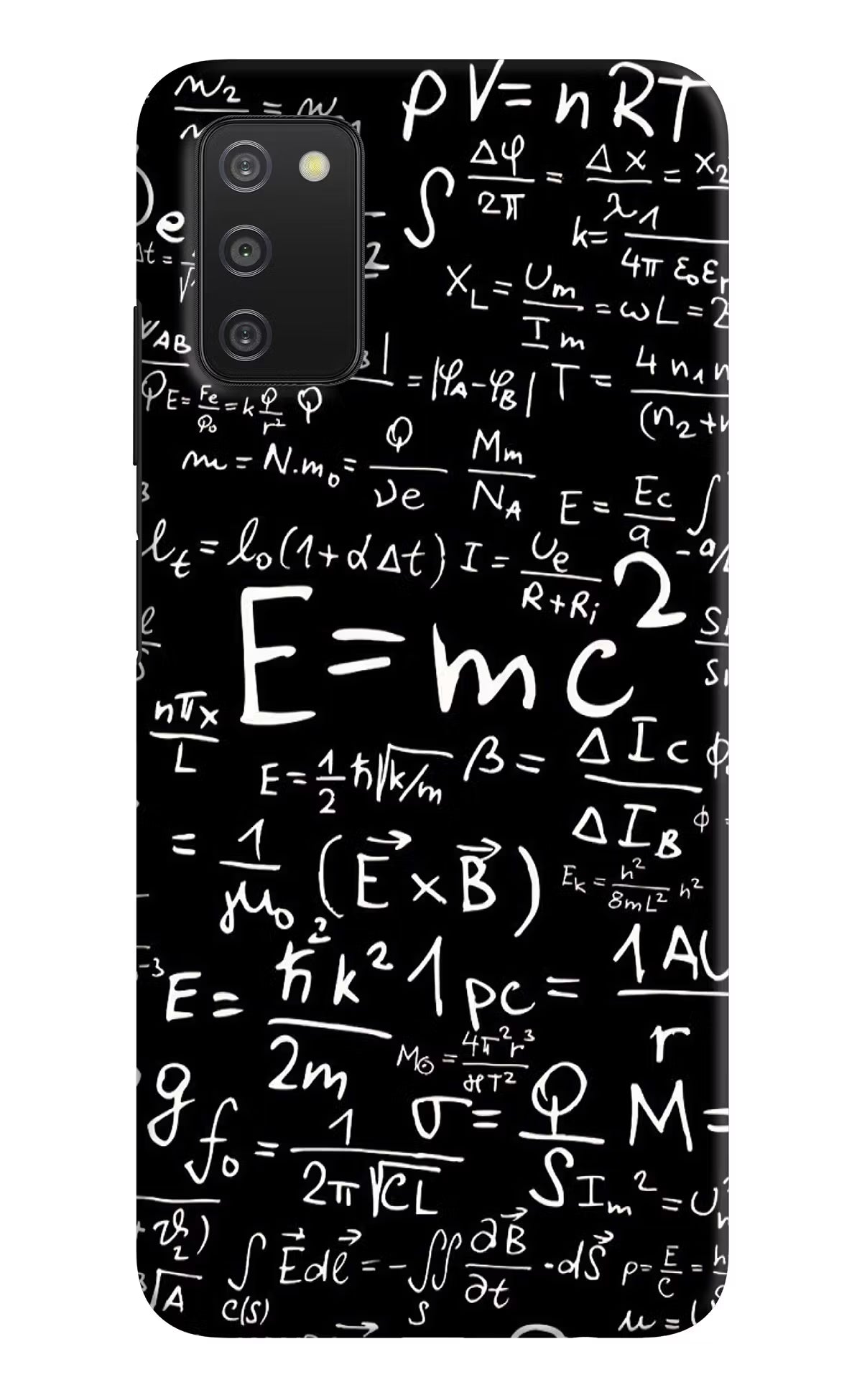 Physics Formula Samsung A03s Hard Case Back Cover by Casekaro