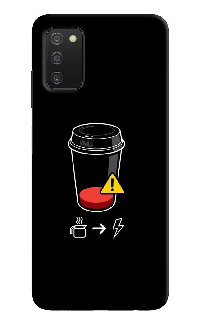 Coffee Samsung A03s Hard Case Back Cover by Casekaro
