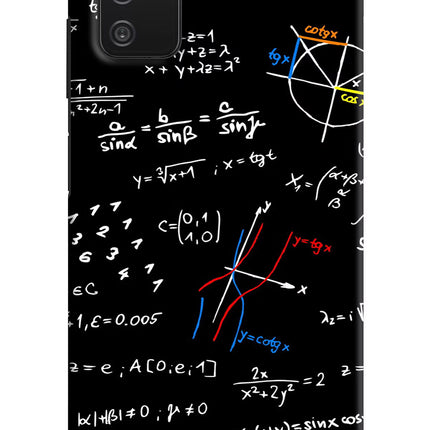 Mathematics Formula Samsung A03s Hard Case Back Cover by Casekaro