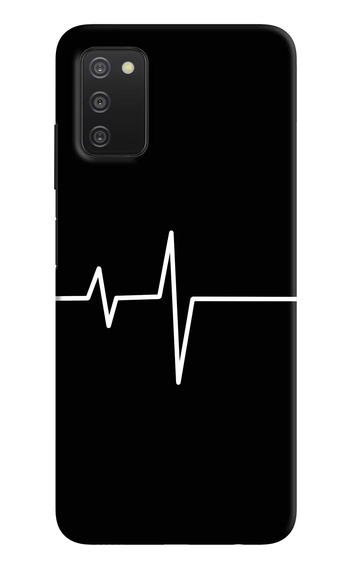 Heart Beats Samsung A03s Hard Case Back Cover by Casekaro
