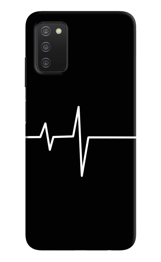 Heart Beats Samsung A03s Hard Case Back Cover by Casekaro