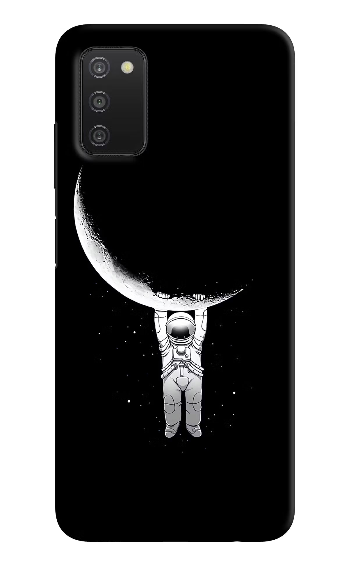 Moon Space Samsung A03s Hard Case Back Cover by Casekaro