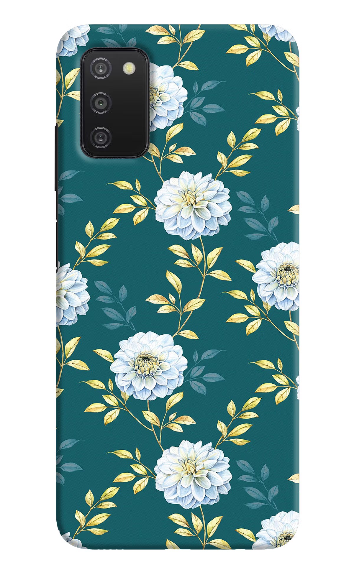 Flowers Samsung A03s Hard Case Back Cover by Casekaro