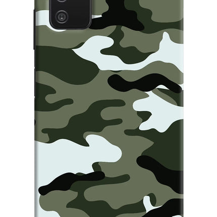 Camouflage Samsung A03s Hard Case Back Cover by Casekaro