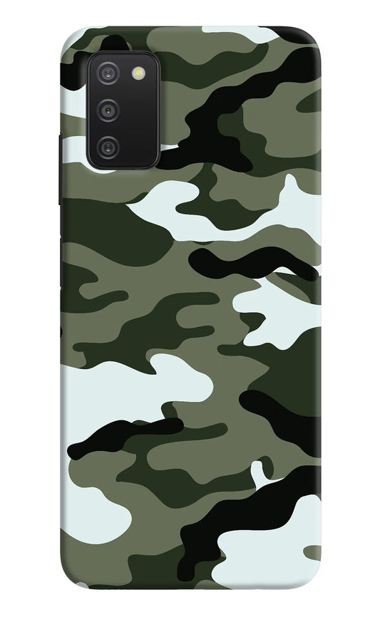 Camouflage Samsung A03s Hard Case Back Cover by Casekaro
