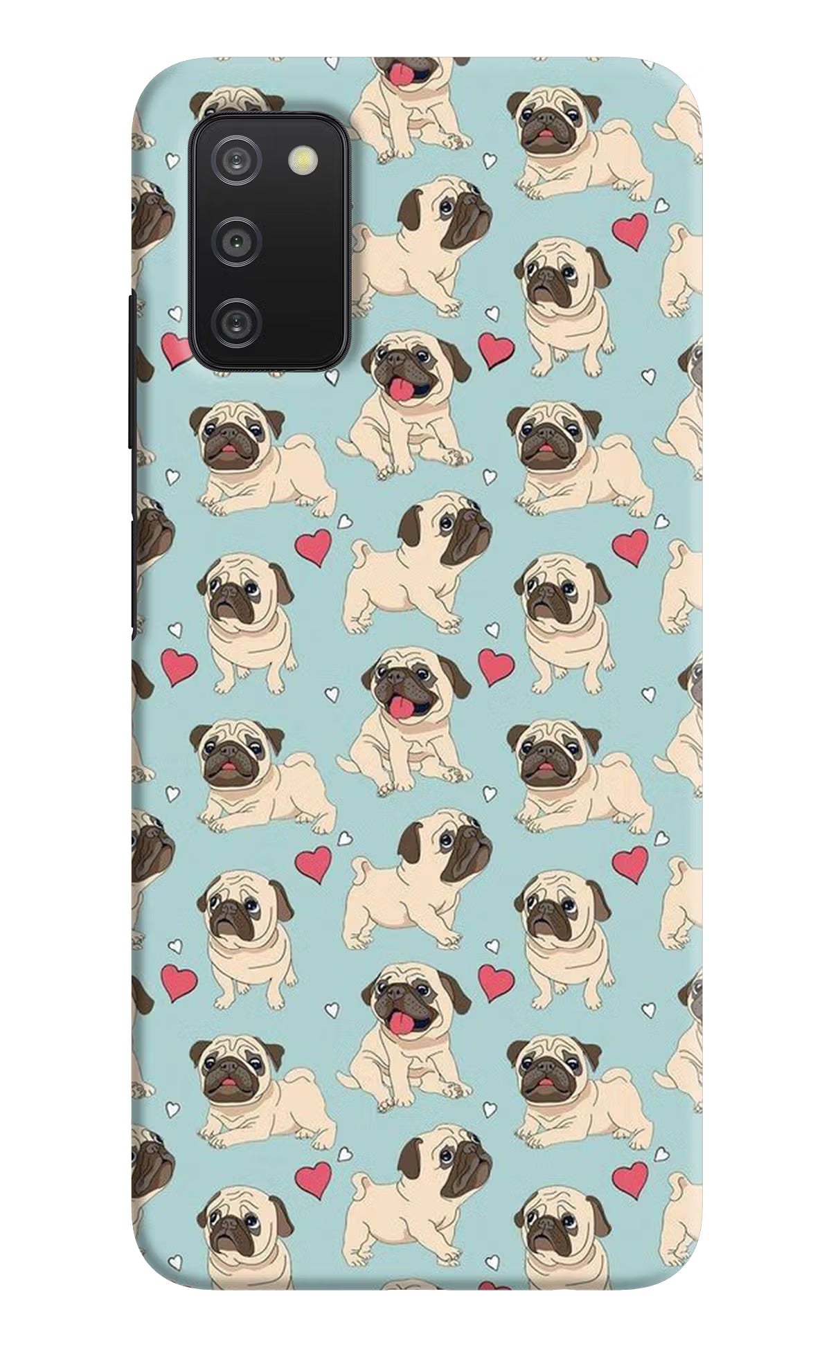 Pug Dog Samsung A03s Hard Case Back Cover by Casekaro