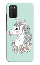 Unicorn Wallpaper Samsung A03s Hard Case Back Cover by Casekaro